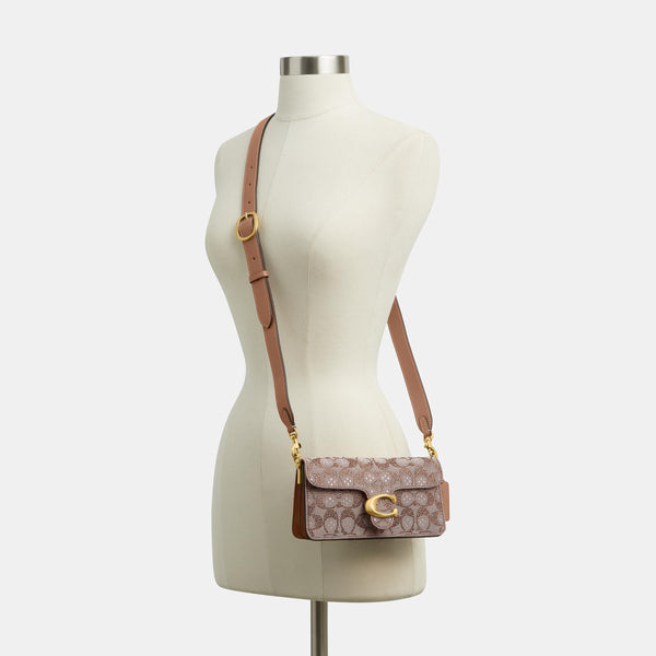 Soft Tabby Shoulder Bag 20 in Crystal Signature Jacquard