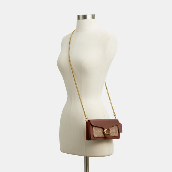 Tabby Chain Crossbody Bag 19 in Signature Upcraftedleather
