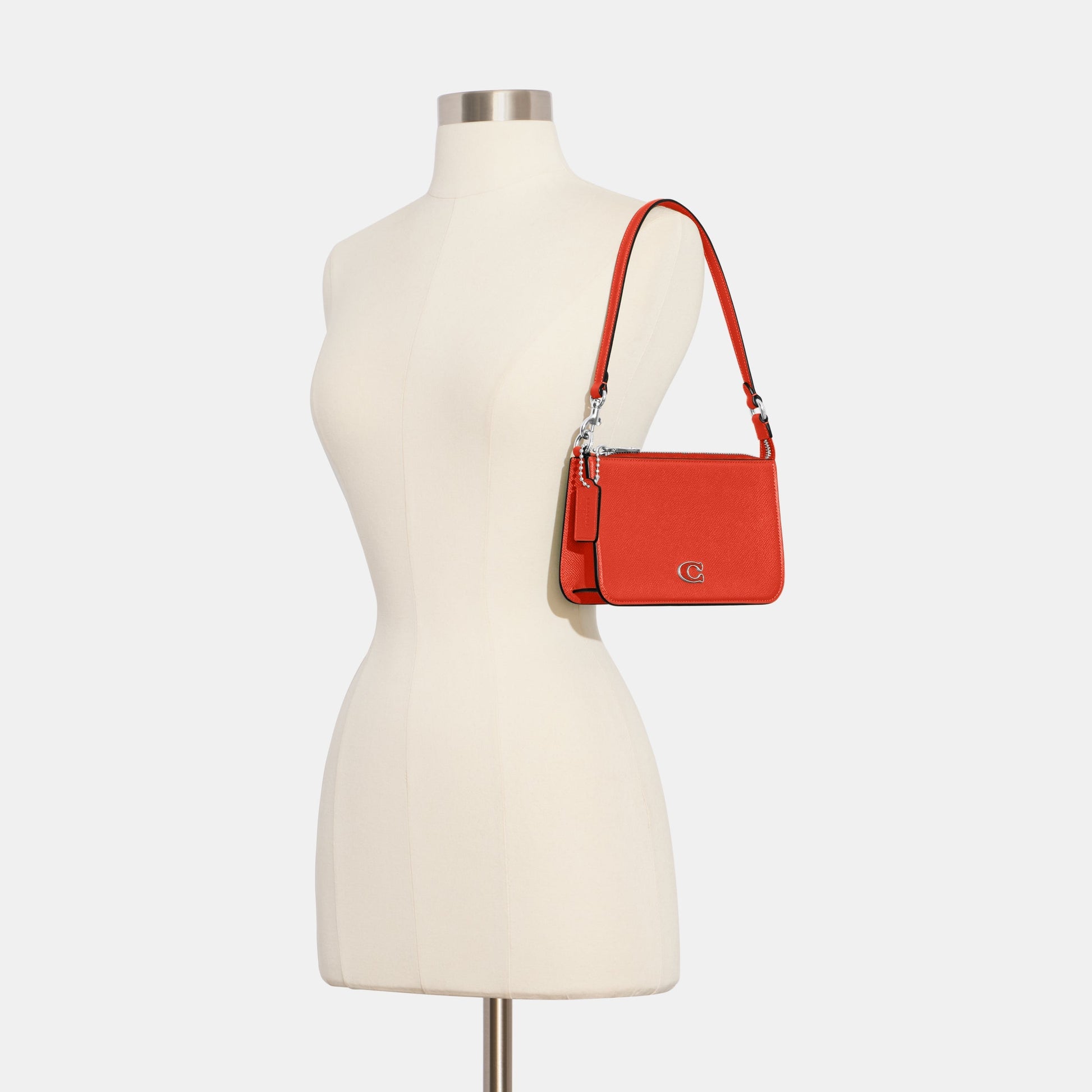 cj797-Pouch Bag With Signature Canvas Interior