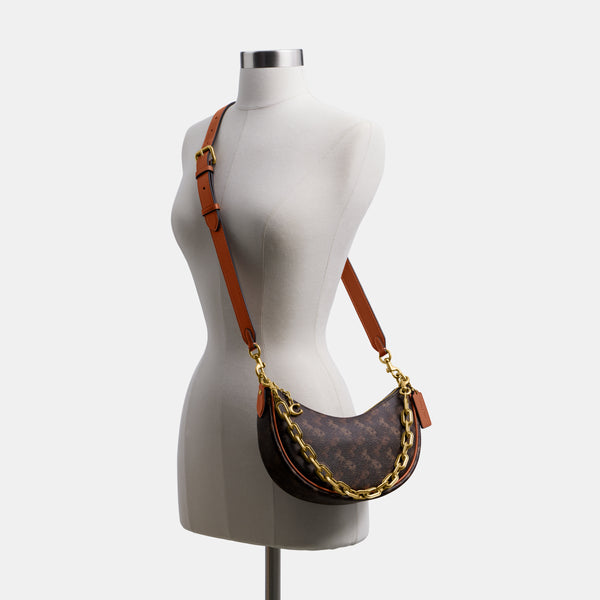 Mira Shoulder Bag With Horse And Carriage Print