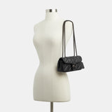 cp149-Tabby Shoulder Bag 20 With Quilting-V5/Black