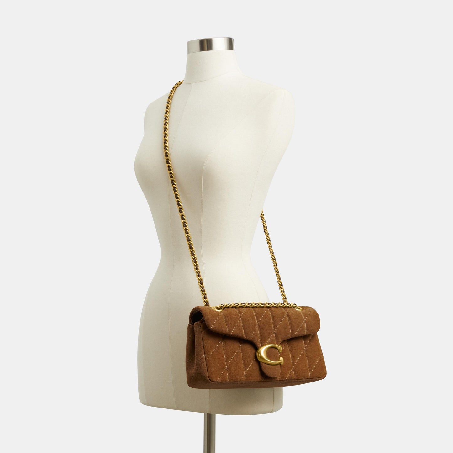 CW620-Tabby Shoulder Bag 26 with Quilting-B4/Cedar