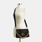 CY919-Chain Tabby Shoulder Bag-B4/Black