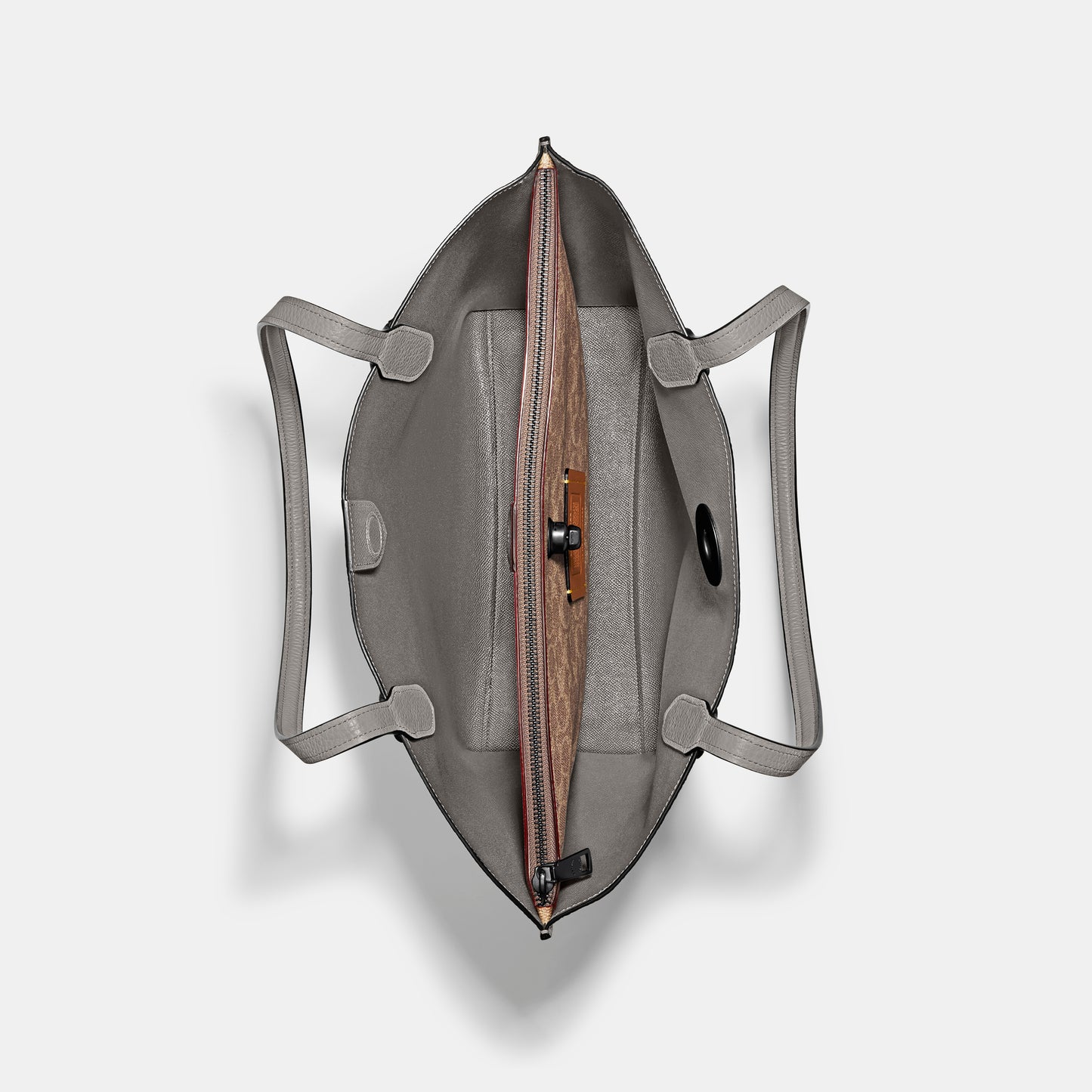C0692-Willow Tote In Colorblock With Signature Canvas Interior