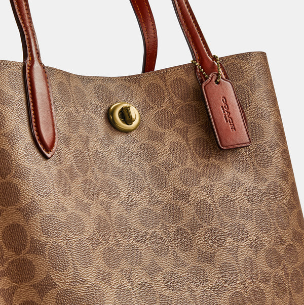 Willow Tote Bag In Signature Canvas