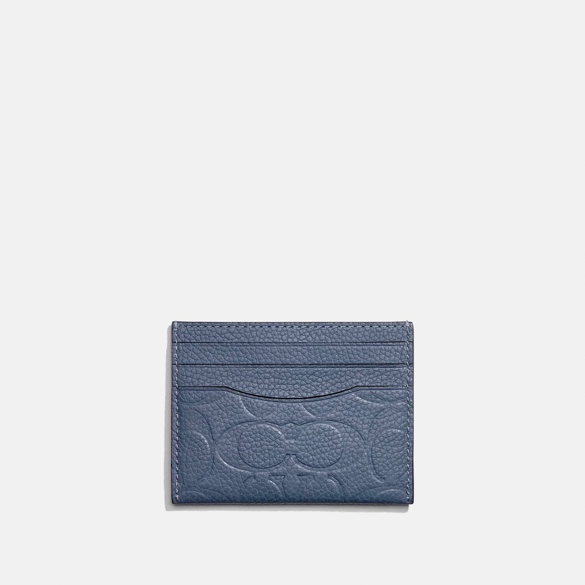 C0941-Card Case In Signature Leather