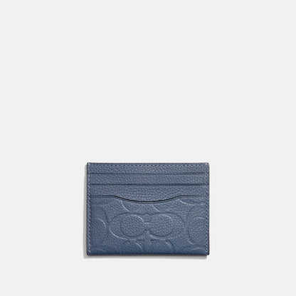 C0941-Card Case In Signature Leather