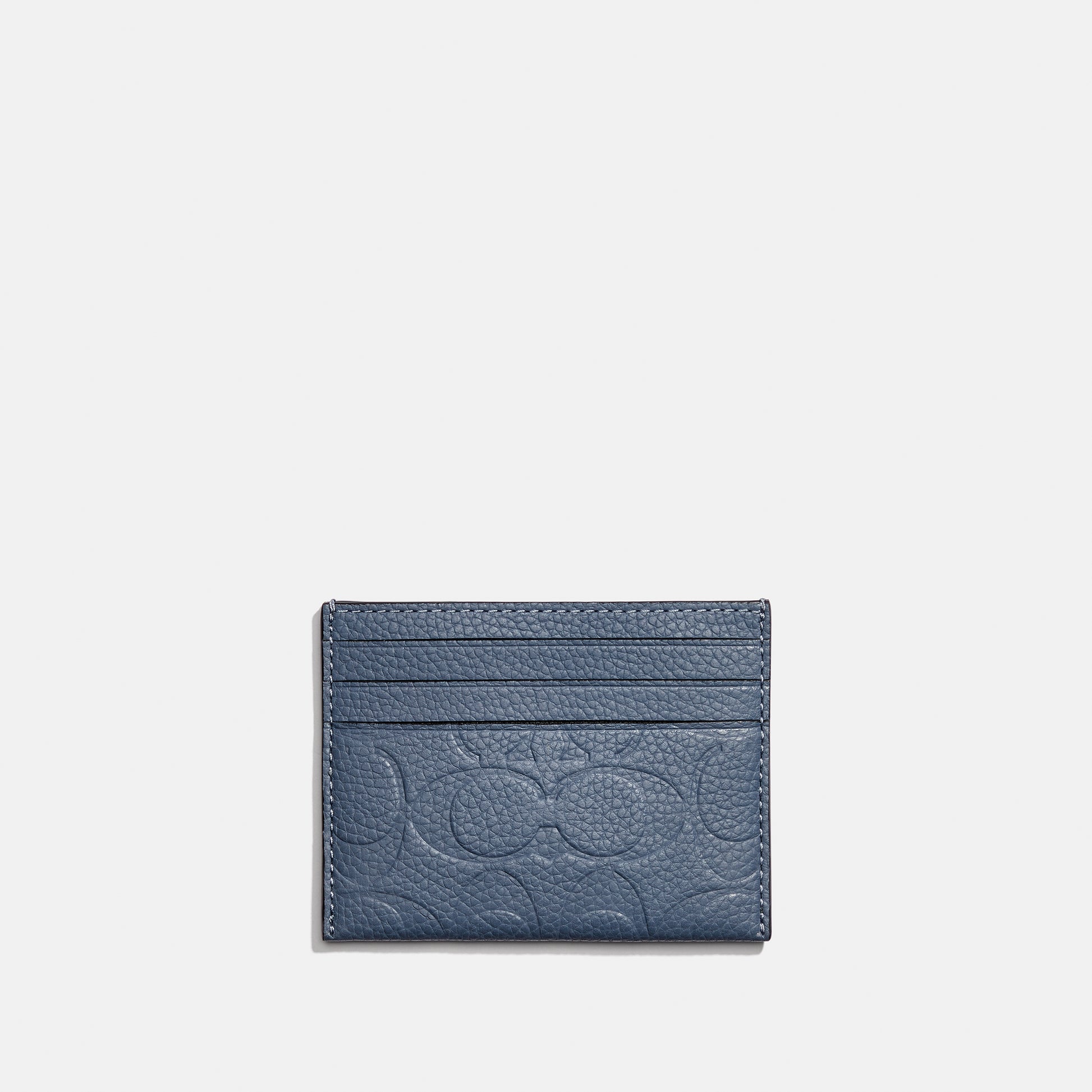 C0941-Card Case In Signature Leather
