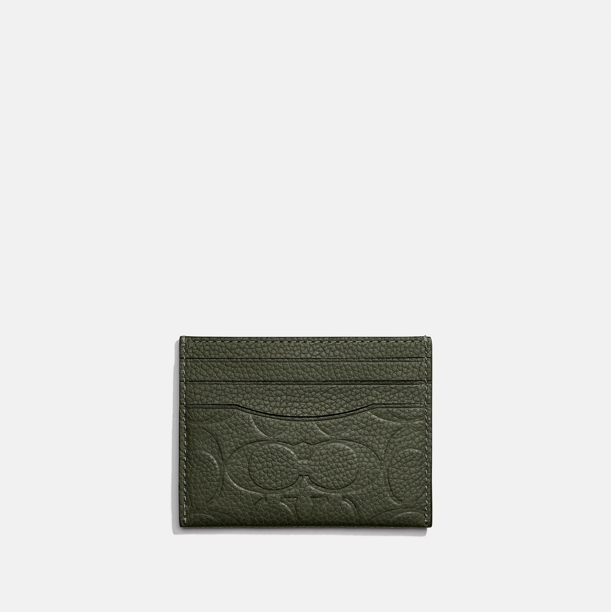 C0941-Card Case In Signature Leather