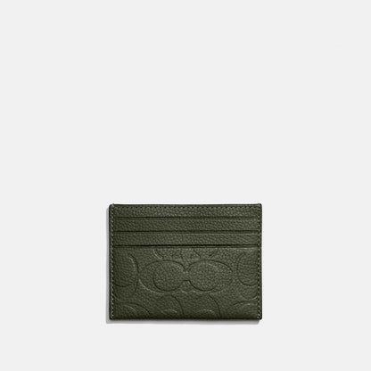 C0941-Card Case In Signature Leather
