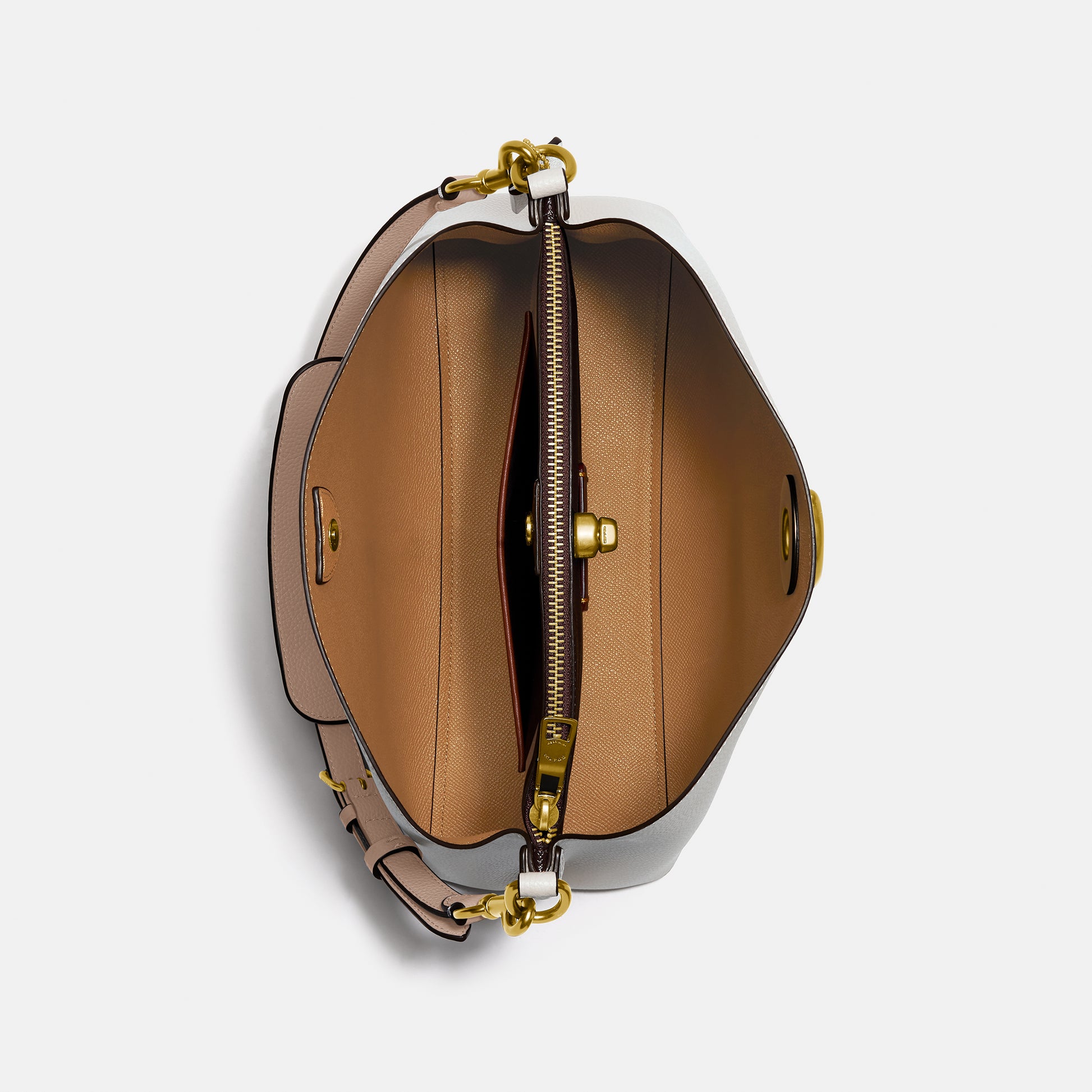 C2590-Willow Shoulder Bag In Colorblock-B4/Chalk Multi