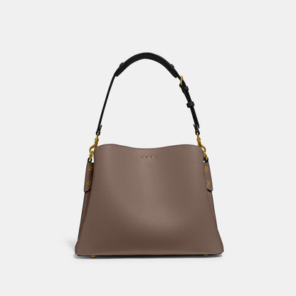 C2590-Willow Shoulder Bag In Colorblock-B4/Dark Stone