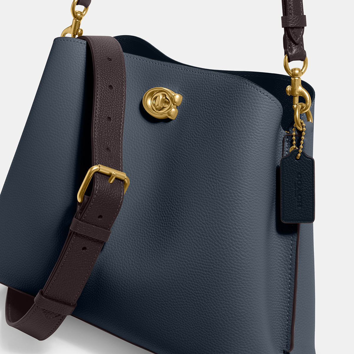 C2590-Willow Shoulder Bag In Colorblock-B4/Denim