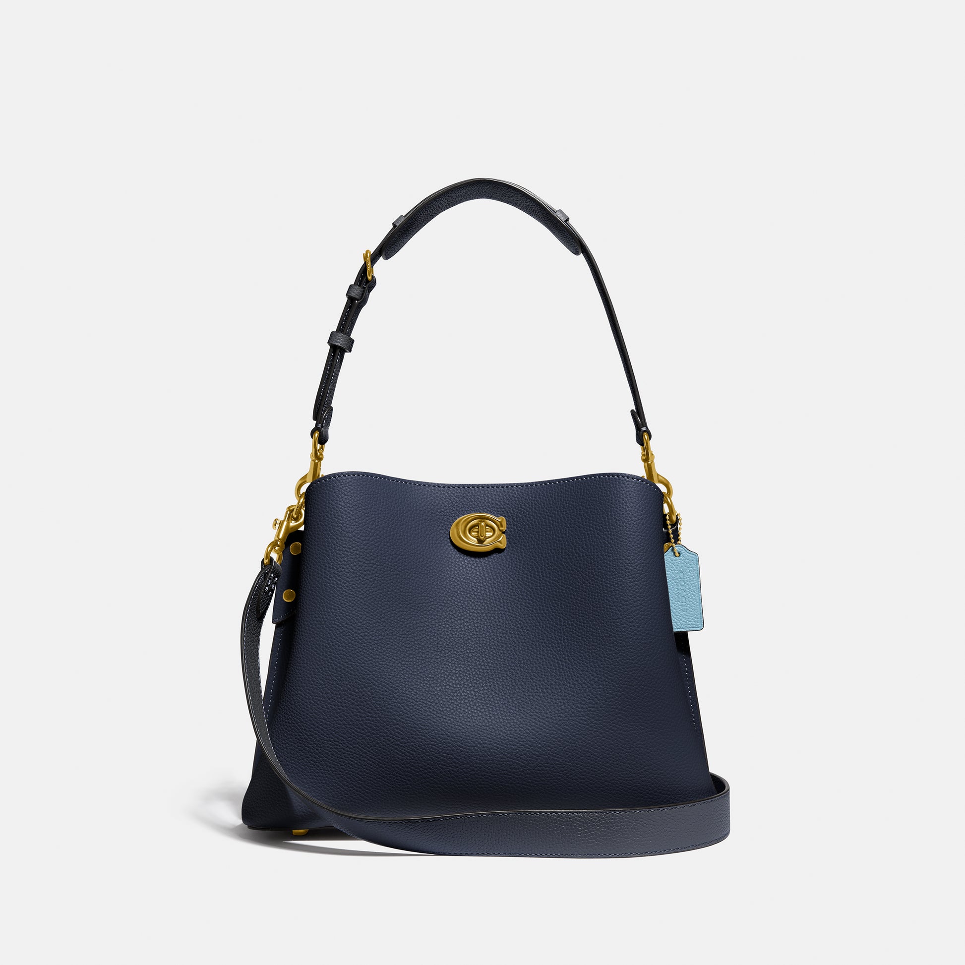 C2590-Willow Shoulder Bag In Colorblock-B4/Midnight Navy Multi