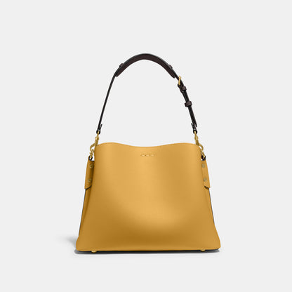 C2590-Willow Shoulder Bag In Colorblock-B4/Yellow Gold Multi