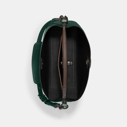 C2590-Willow Shoulder Bag In Colorblock-V5/Forest