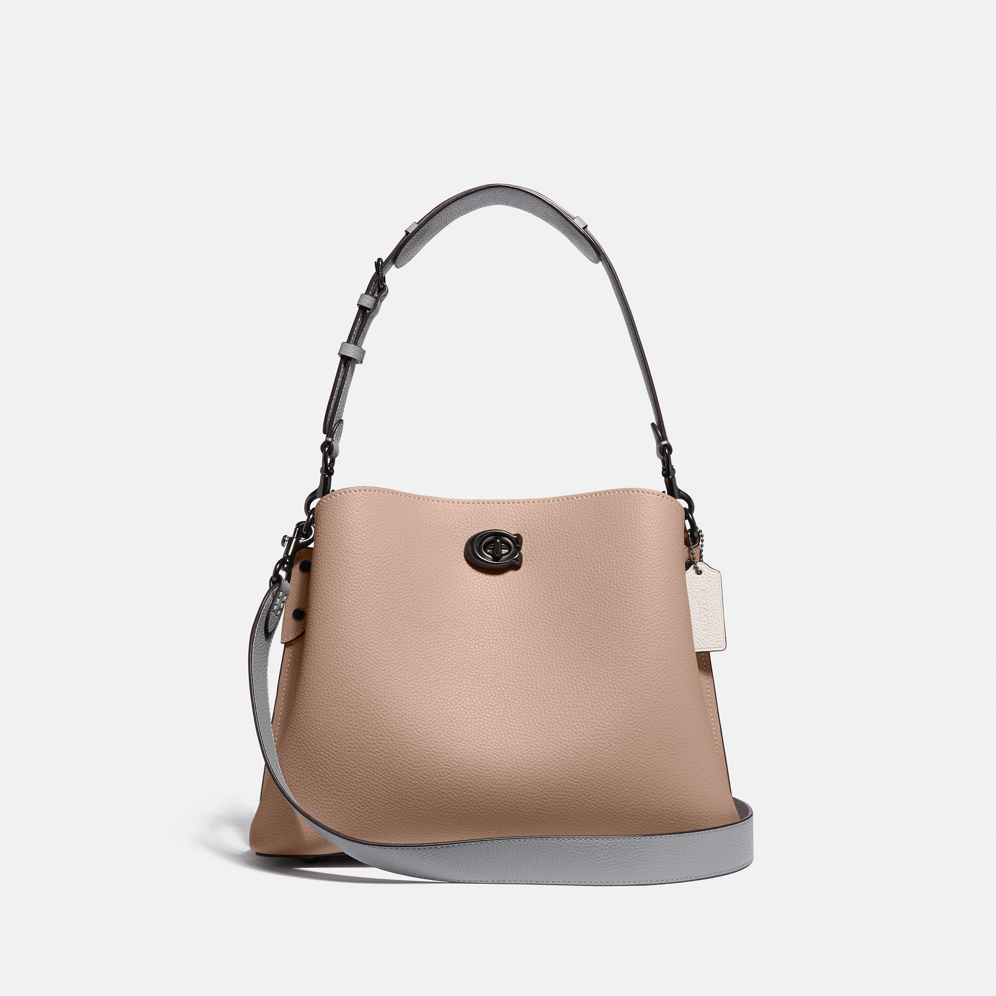 C2590-Willow Shoulder Bag In Colorblock-V5/Taupe Multi