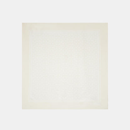 29C2755-Textured Signature C Printed Silk Square-Cream