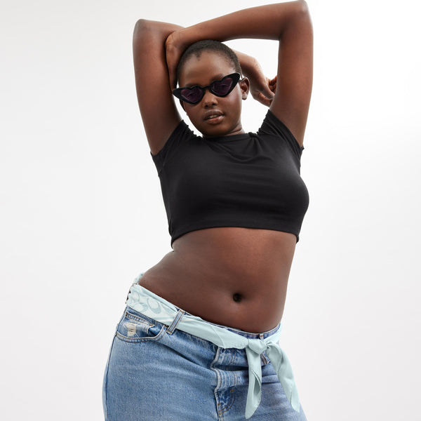 Textured Signature C Printed Silk Square