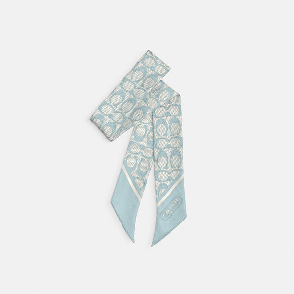 وشاح حرير مزين بنقشة كوتش C