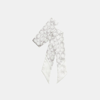 29C2783-Vintage Signature C Printed Silk Sinny-Off White