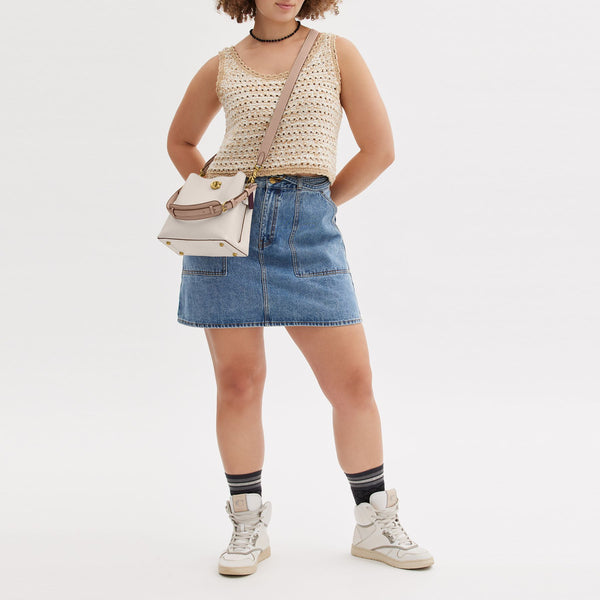 Willow Bucket Bag In Colorblock