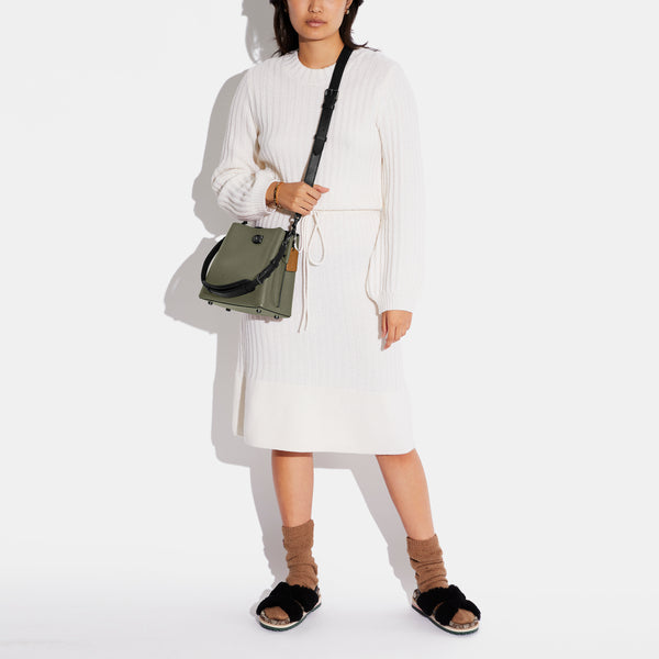 Willow Bucket Bag In Colorblock