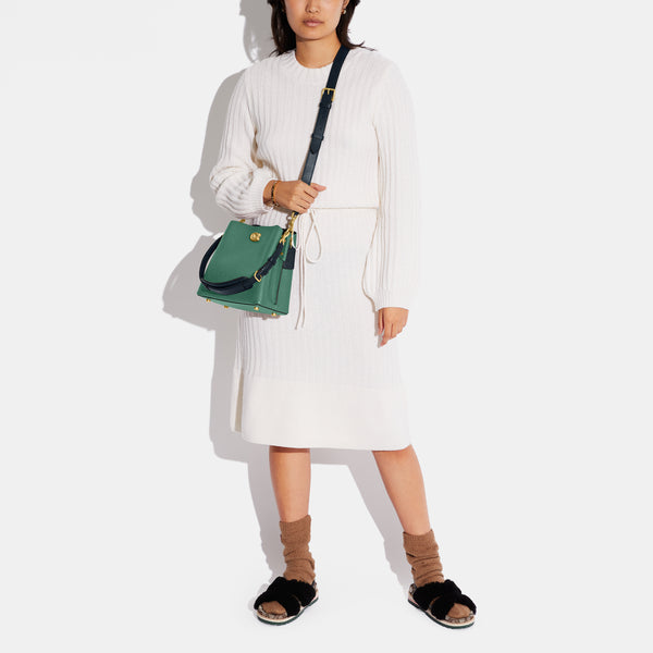 Willow Bucket Bag In Colorblock