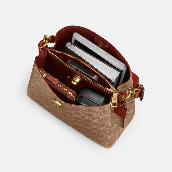 Willow Bucket Bag In Signature Canvas