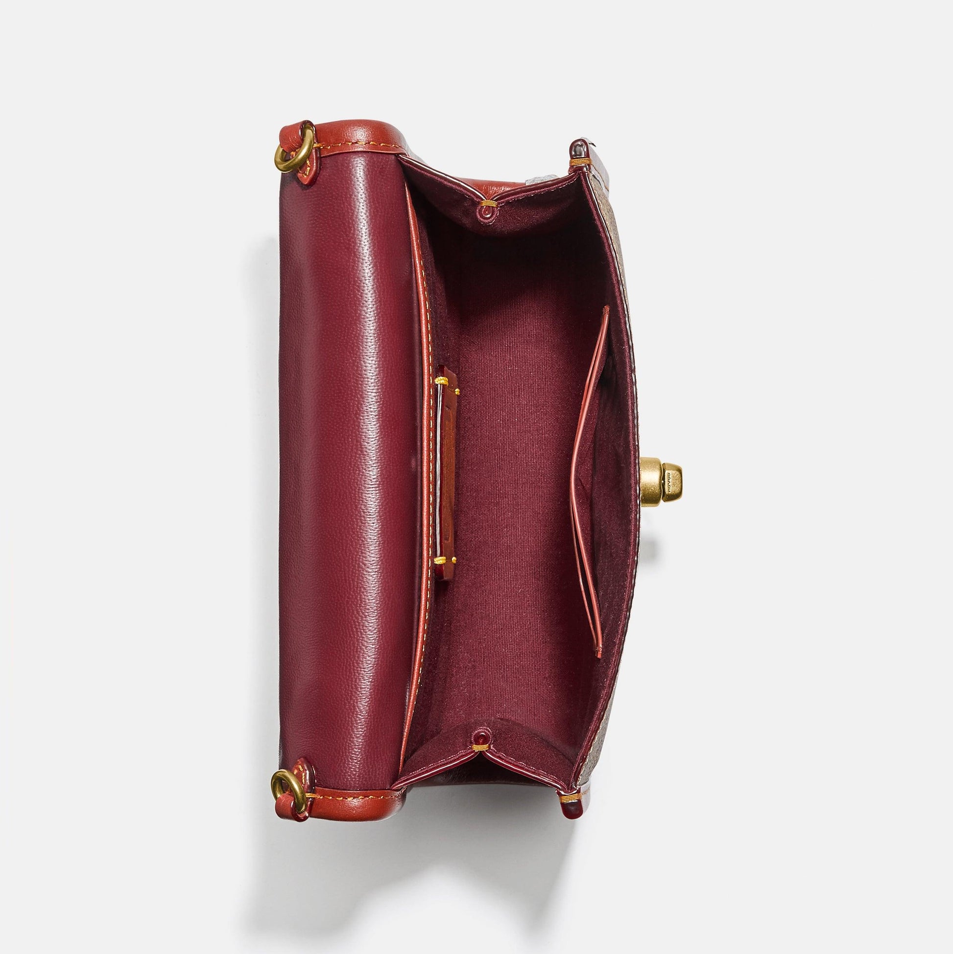 Kip Turnlock Crossbody In Signature Canvas - COACH Saudi Arabia Official Site