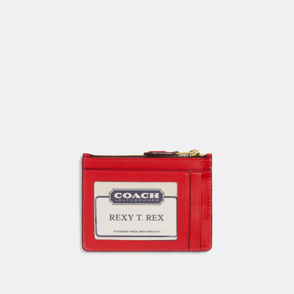 Boxed Mini Skinny Id Case In Signature Textile Jacquard