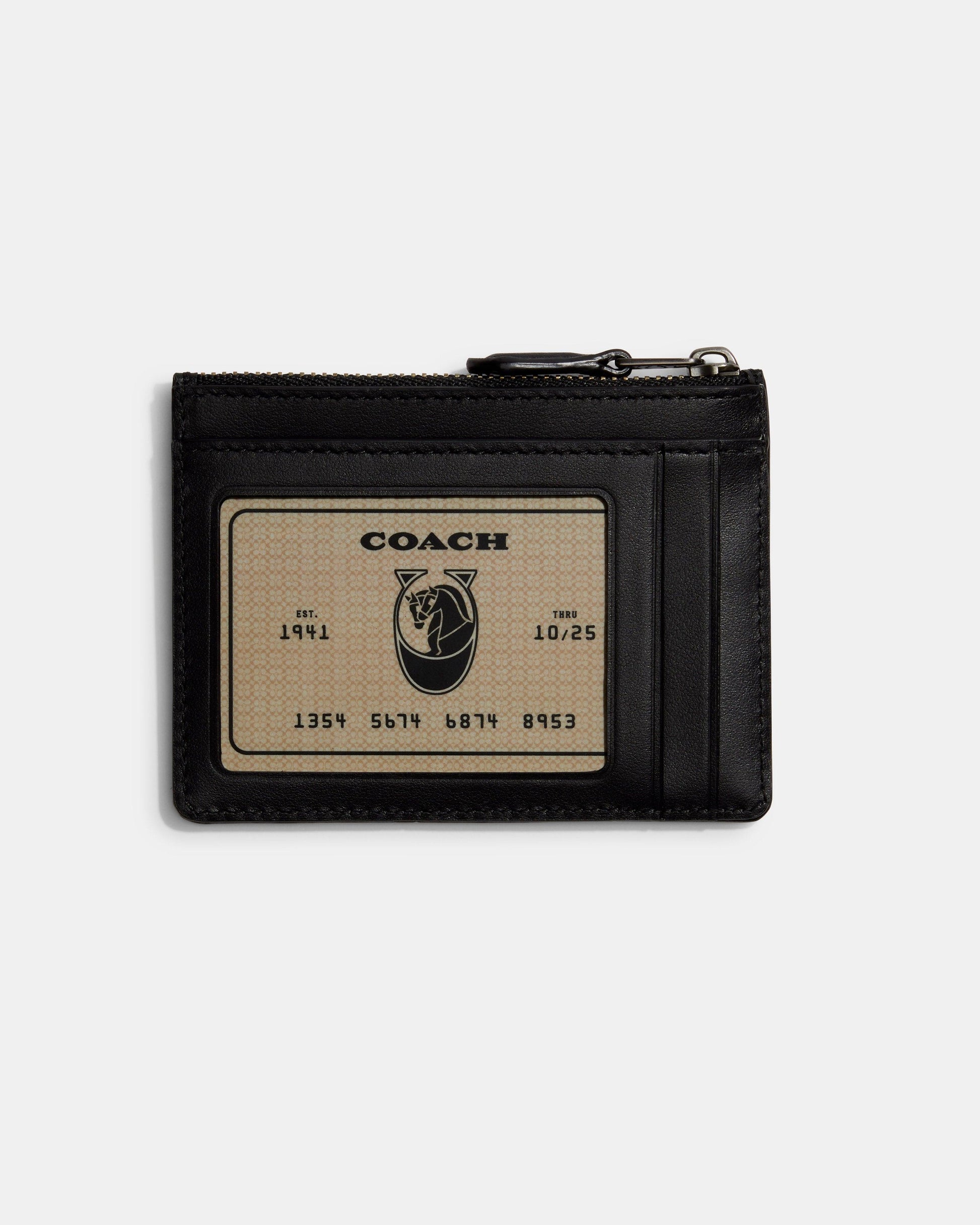 Boxed Mini Skinny Id Case In Signature Textile Jacquard - COACH Saudi Arabia Official Site