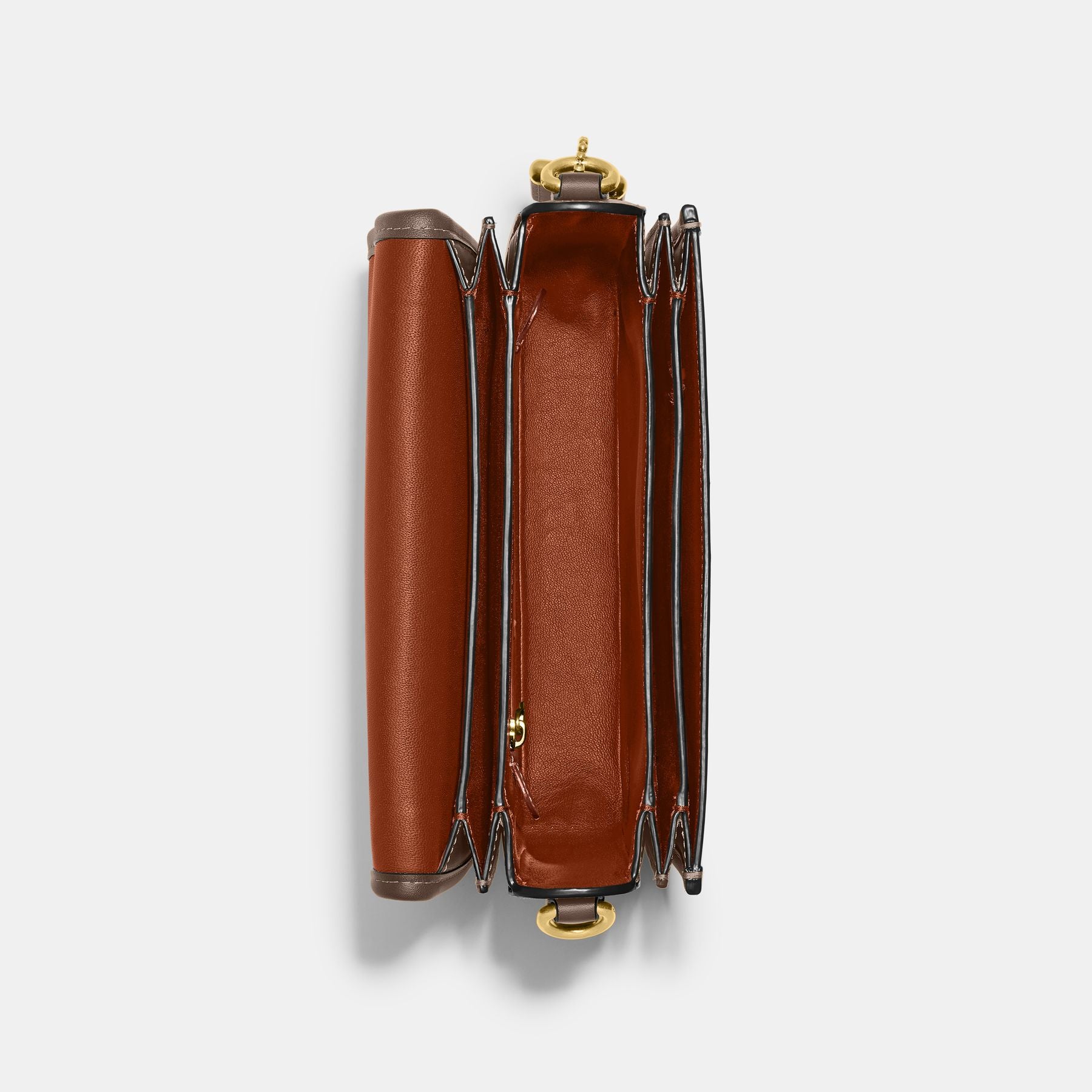 【COACH】大人気 ★ Mini Lane Top Handle ★ ２WAY ★ 送料込!! COACH® | Mini Lane Top Handle In Blocked Signature Canvas