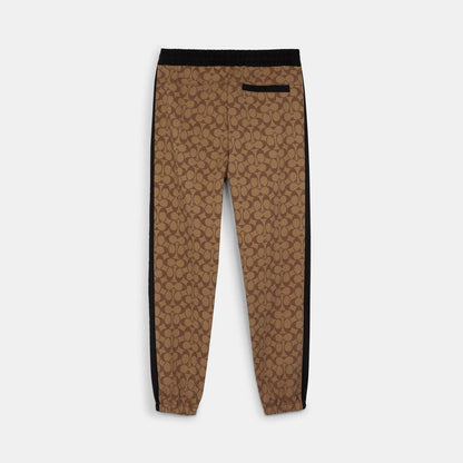 C7806-Signature Jogger-Khaki Signature