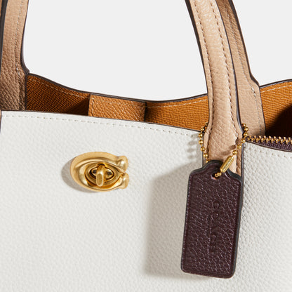 C8561-Willow Tote 24 In Colorblock-B4/Chalk Multi