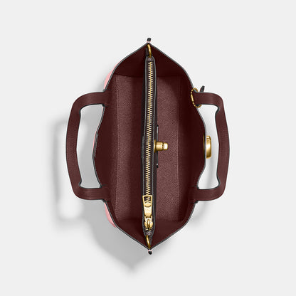 C8561-Willow Tote 24 In Colorblock-B4/Bubblegum Multi