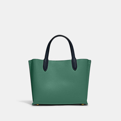C8561-Willow Tote 24 In Colorblock-B4/Bright Green Multi