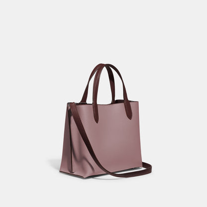 C8561-Willow Tote 24 In Colorblock-Lh/Faded Purple