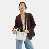 C8562-WILLOW TOTE BAG 24 IN SIGNATURE CANVAS-LH/White Chalk