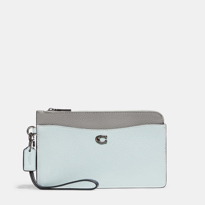 L-Zip Wristlet In Colorblock - COACH Saudi Arabia Official Site