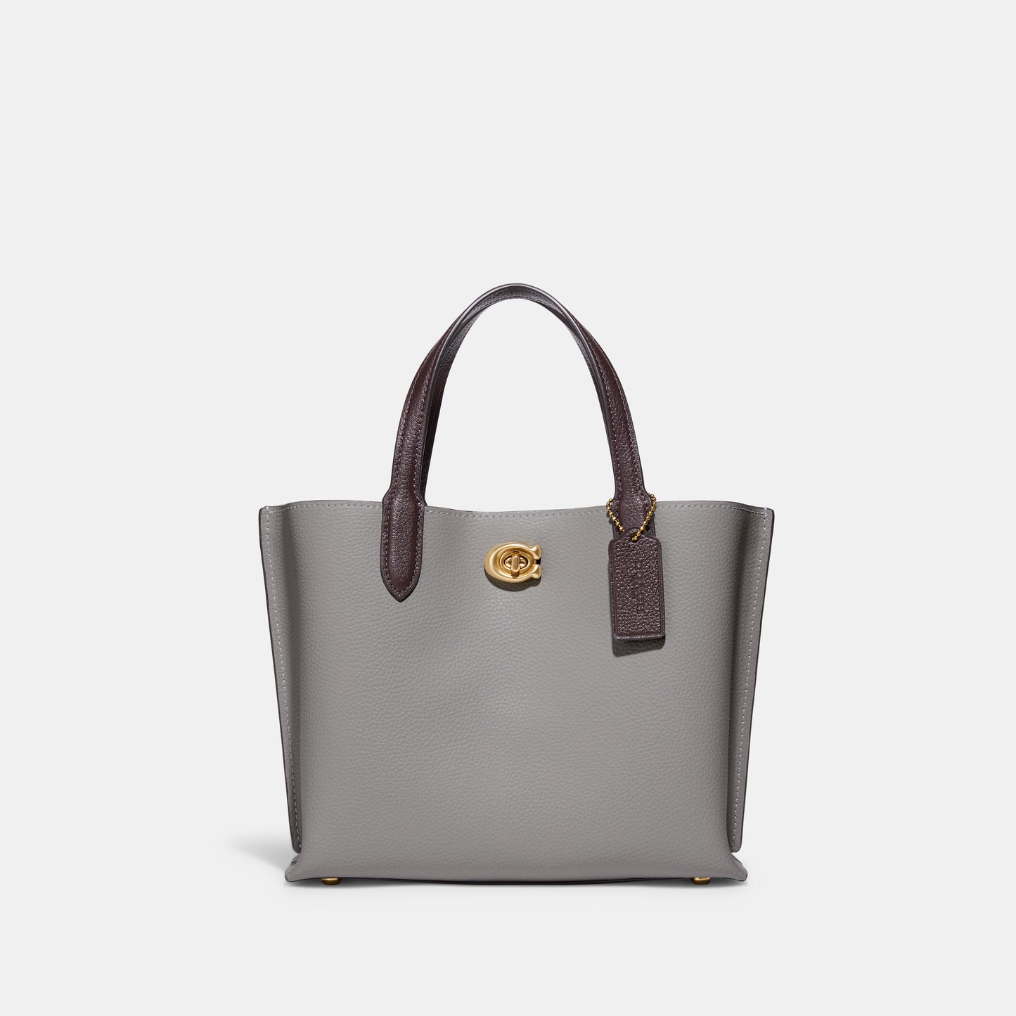 C9092-Willow Tote Bag 24 in Colorblock with Signature Canvas Interior-B4/Dove Grey Multi