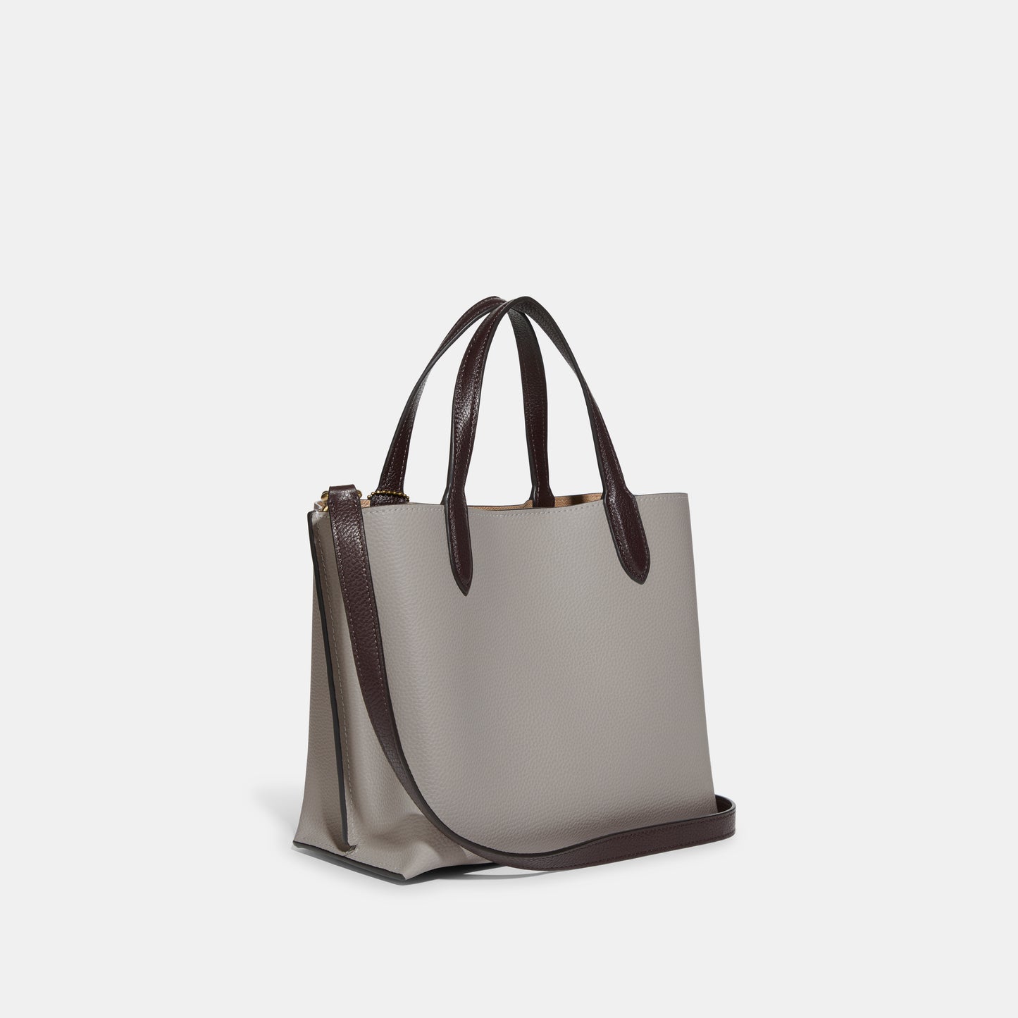 C9092-Willow Tote Bag 24 in Colorblock with Signature Canvas Interior-B4/Dove Grey Multi