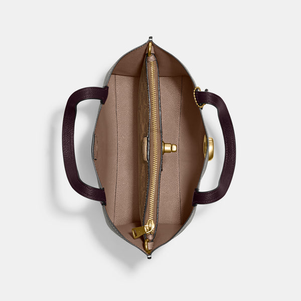 Willow Tote Bag 24 in Colorblock with Signature Canvas Interior