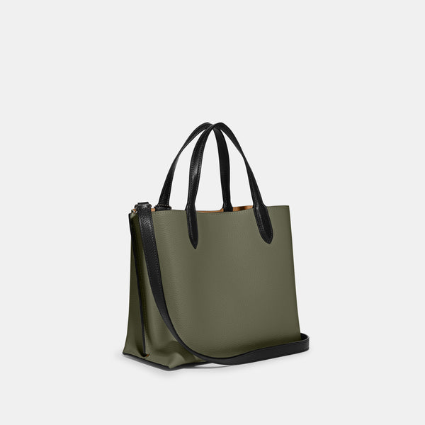 Willow Tote Bag 24 in Colorblock with Signature Canvas Interior