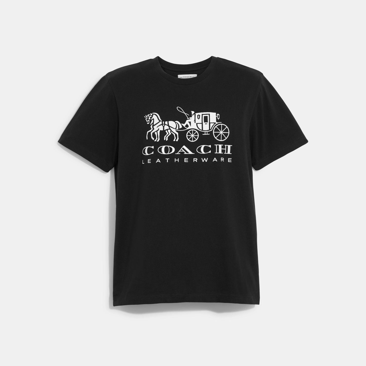 Horse And Carriage T-Shirt In Organic Cotton - COACH Saudi Arabia Official Site