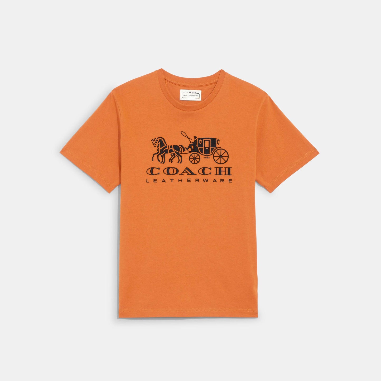 Horse And Carriage T-Shirt In Organic Cotton - COACH Saudi Arabia Official Site