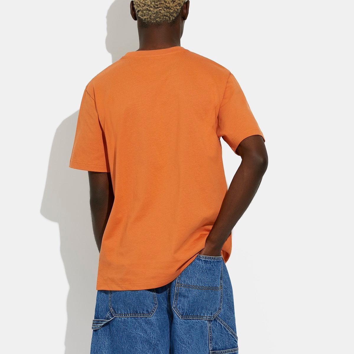 Horse And Carriage T-Shirt In Organic Cotton - COACH Saudi Arabia Official Site