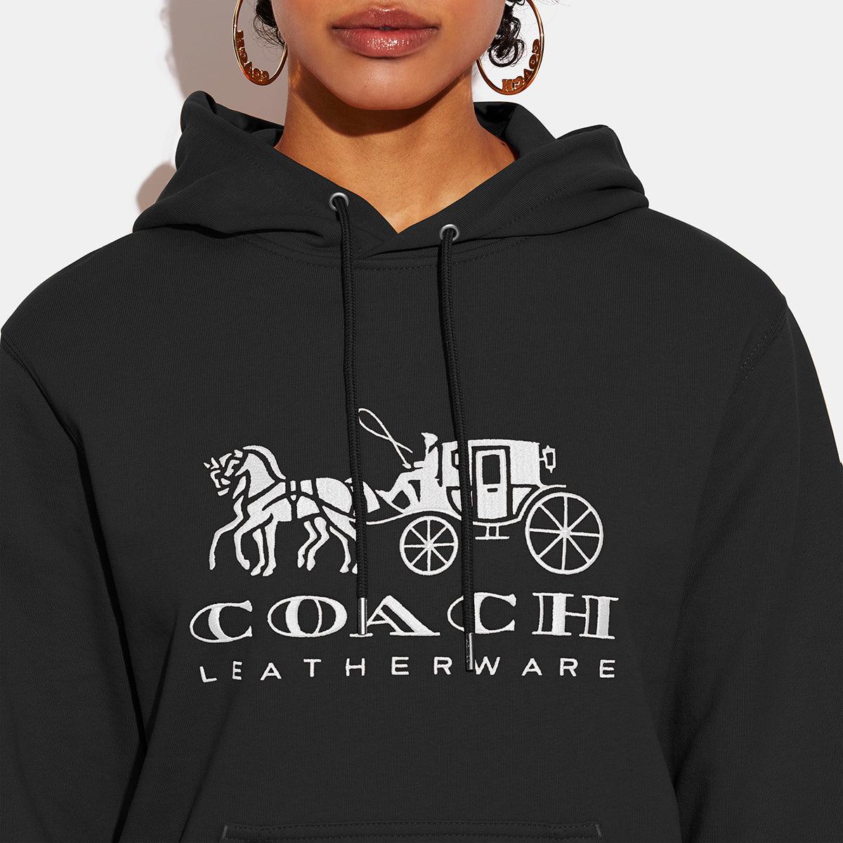 Horse And Carriage Hoodie In Organic Cotton - COACH Saudi Arabia Official Site