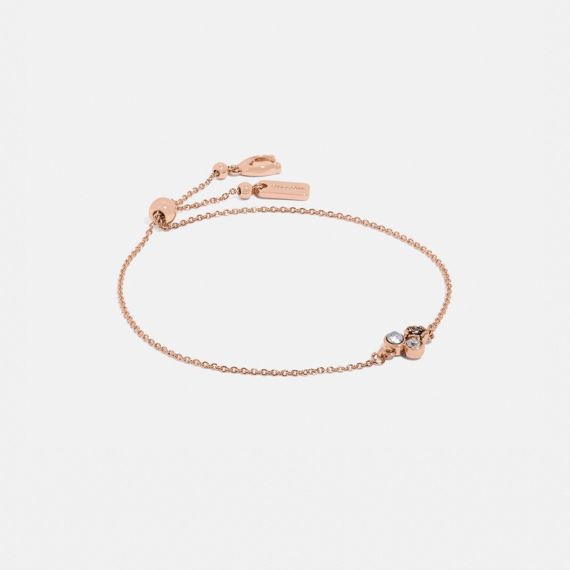 Mini Tea Rose Cluster Slider Bracelet - COACH Saudi Arabia Official Site