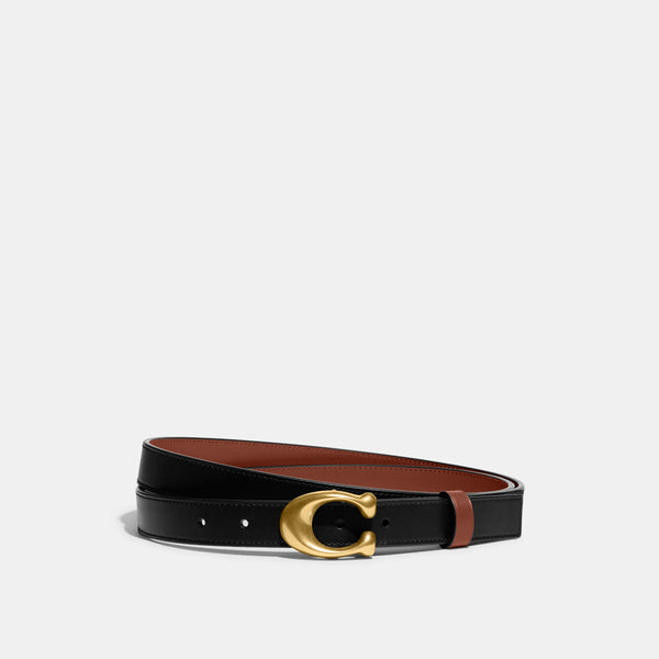 Sculpted Signature Buckle Cut-To-Size Reversible Belt, 25Mm